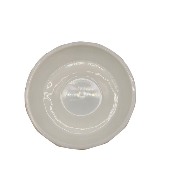 Westmoreland Milk Glass Candy Dish with Lid Grapes Leaves - Picture 5 of 10